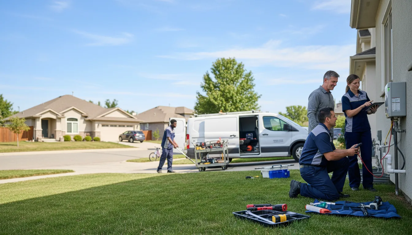 Tankless water heater service in Solomon, KS